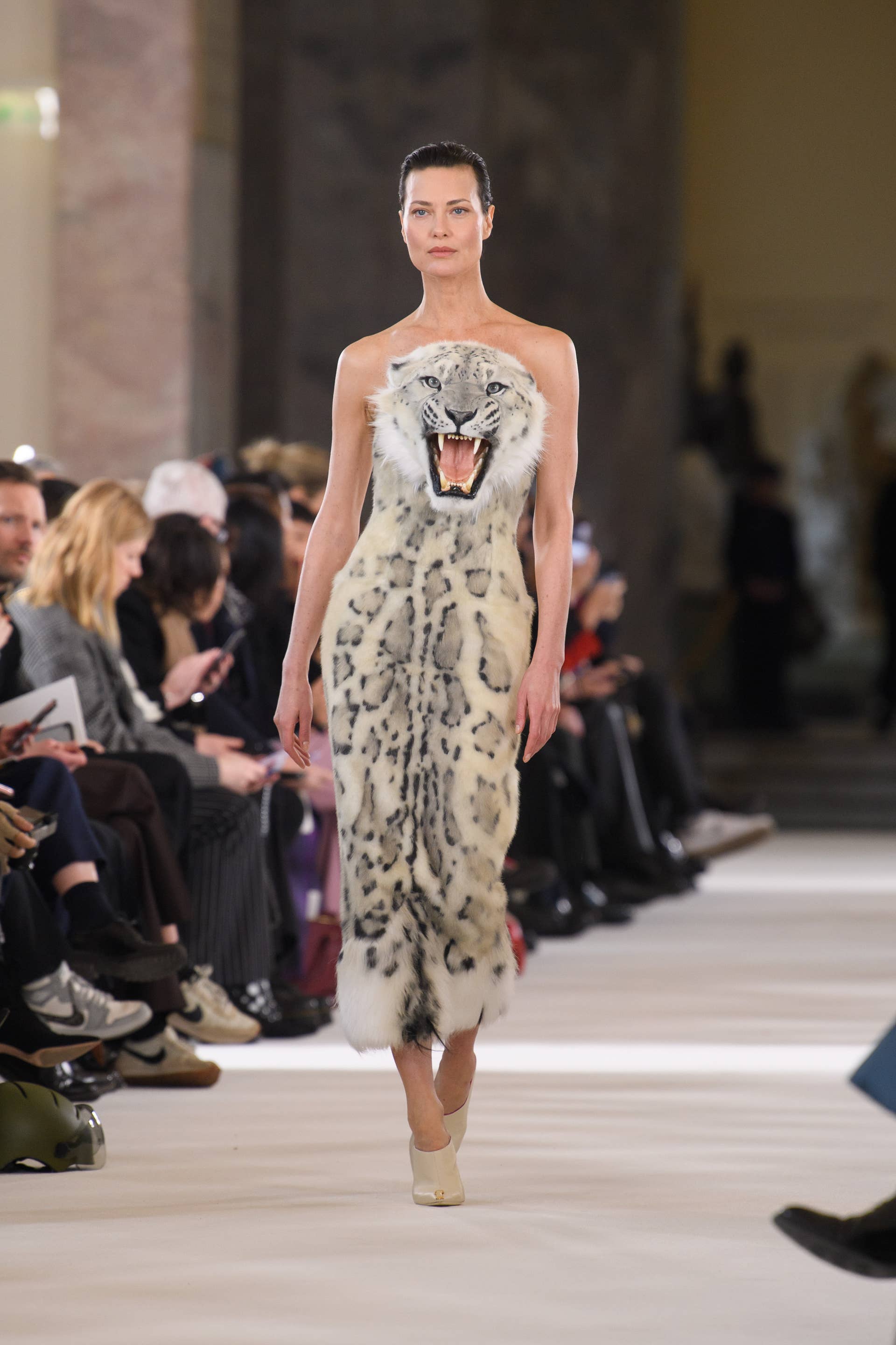schiaparelli dress runway Schiaparelli Couture Fall 2024 Runway Show Photos