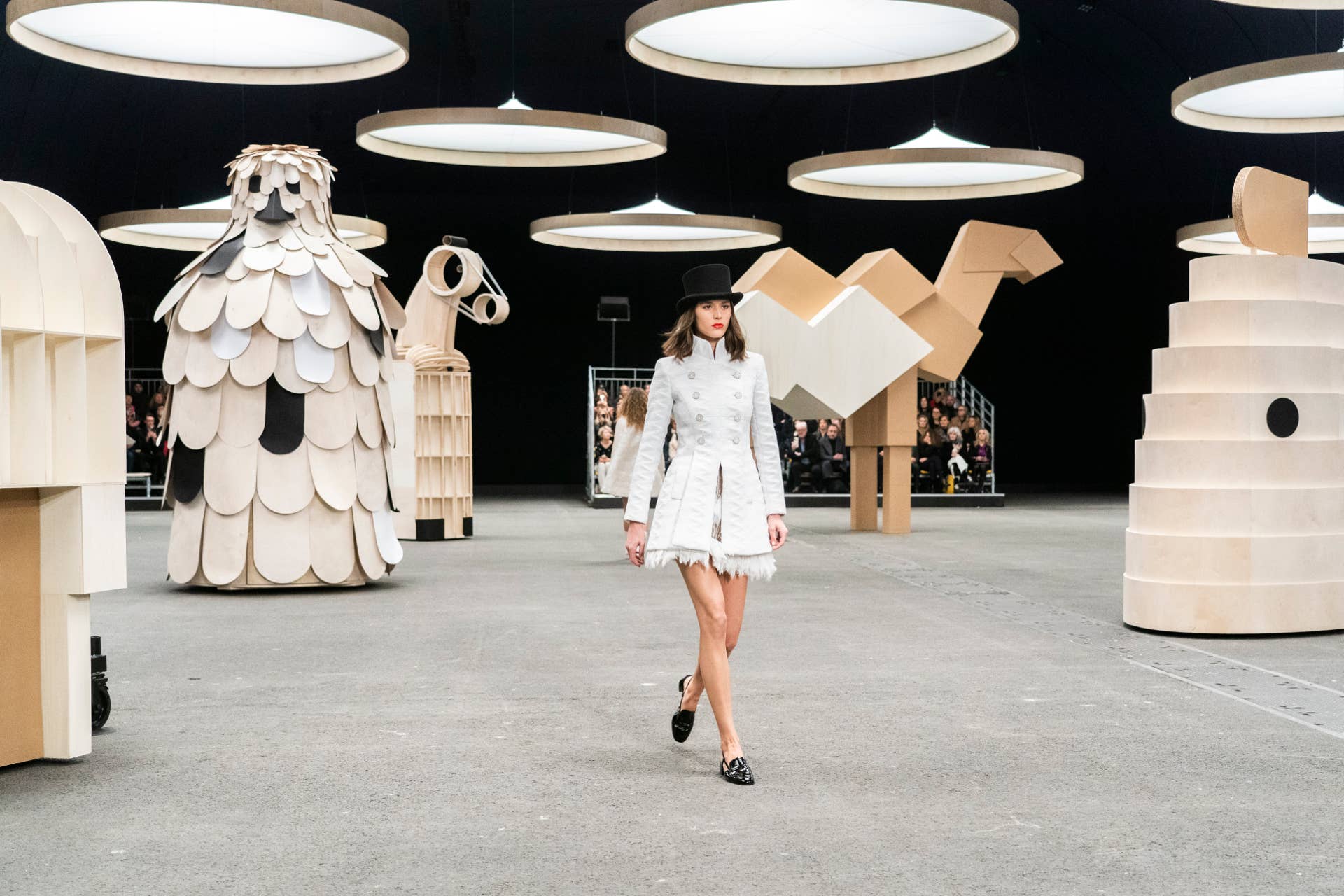 Chanel Does Mini Skirts the Haute Couture Way for Spring 2023 - Fashionista