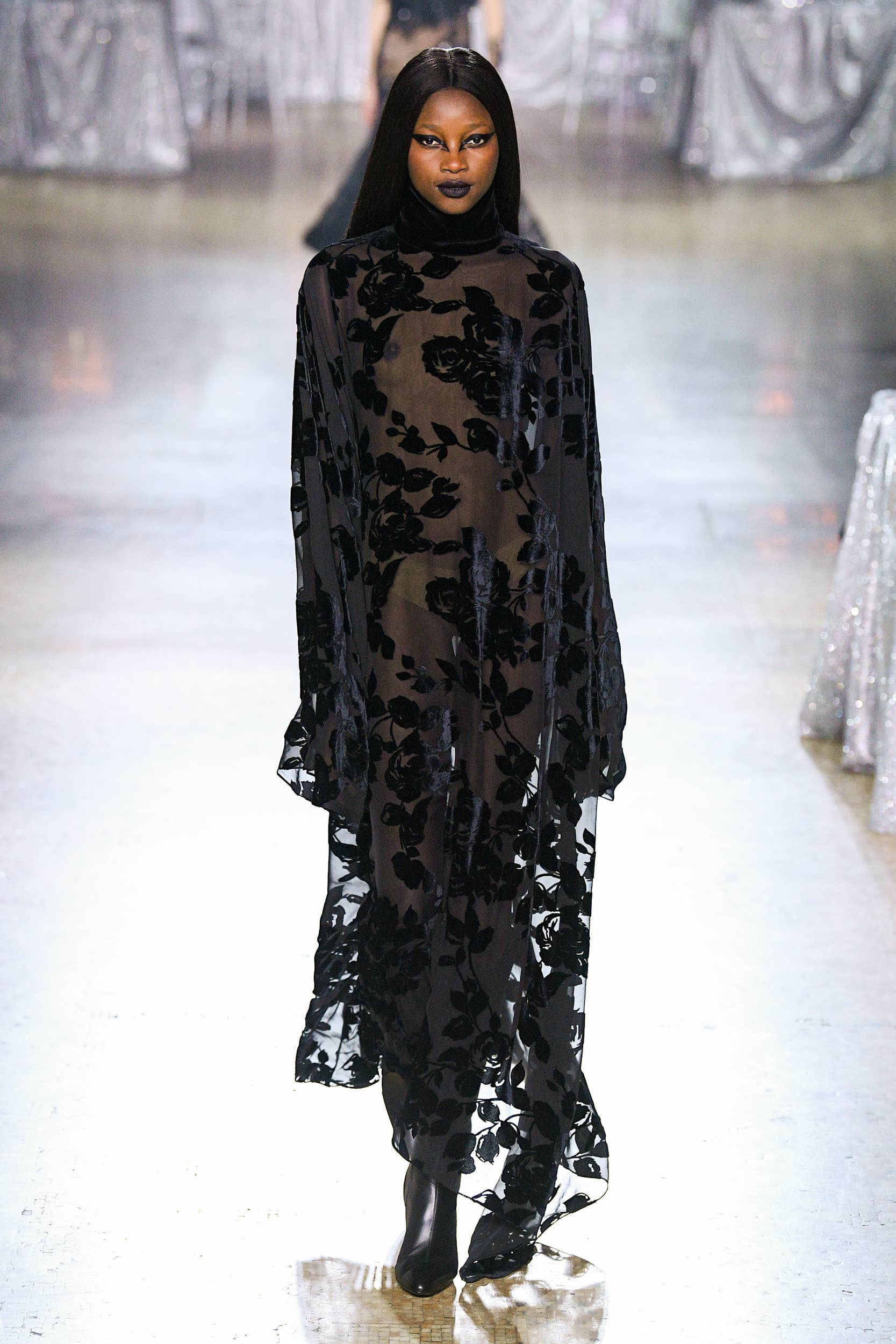 sachin and babi light blue dress Rodarte: Gothic fairies, glittering banquet at New York Fashion Week main image 0