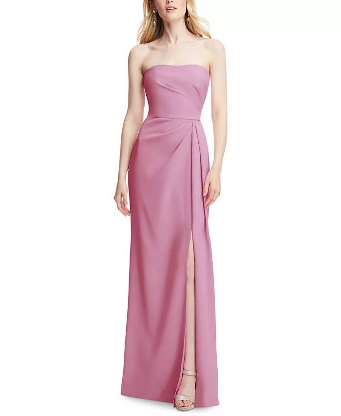 strapless open back dress Vintage 1960's Bubblegum Pink Jackie Kennedy Two Piece Suit / Small –  Xtabay Vintage