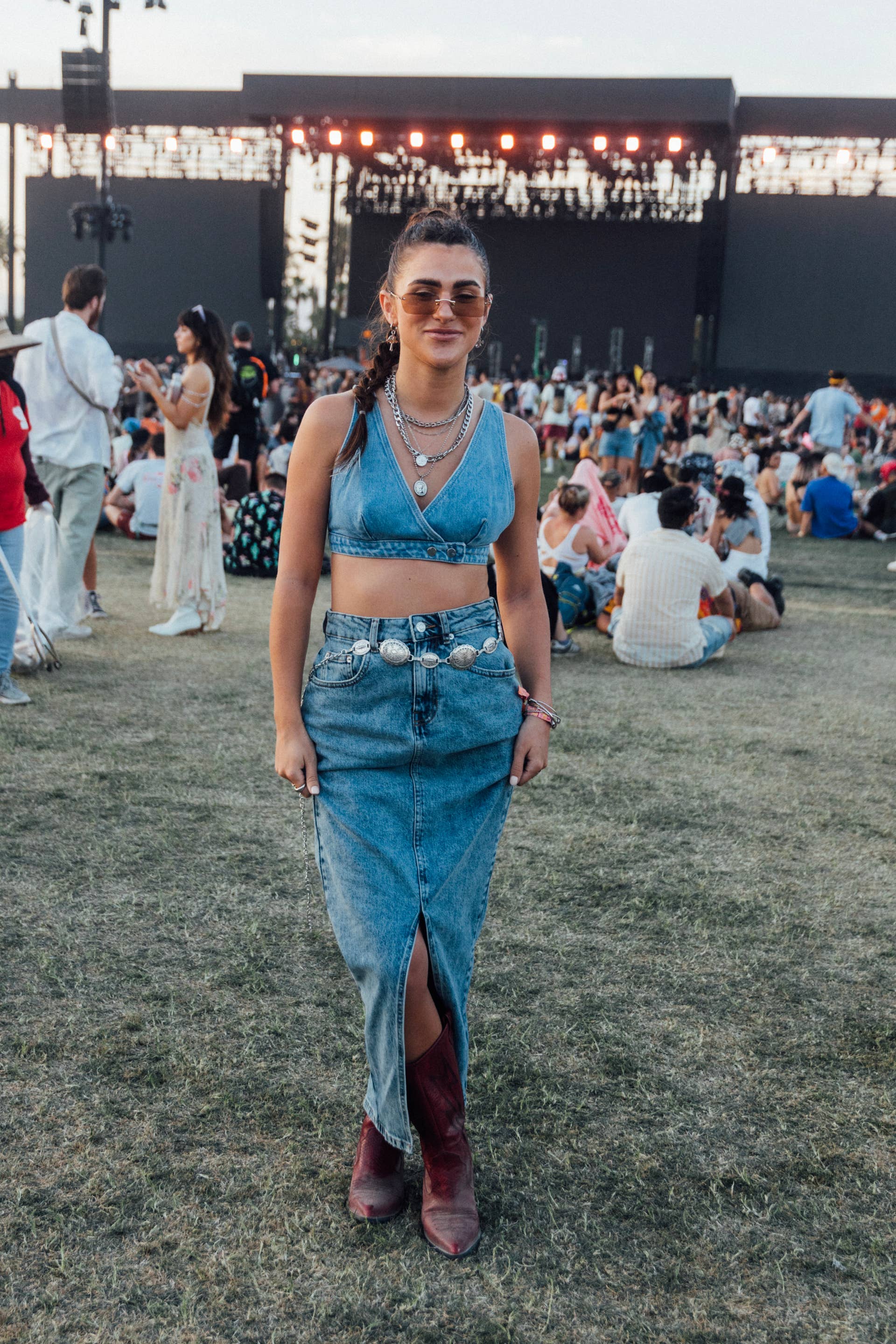 denim dress coachella Jem Dress Coachella