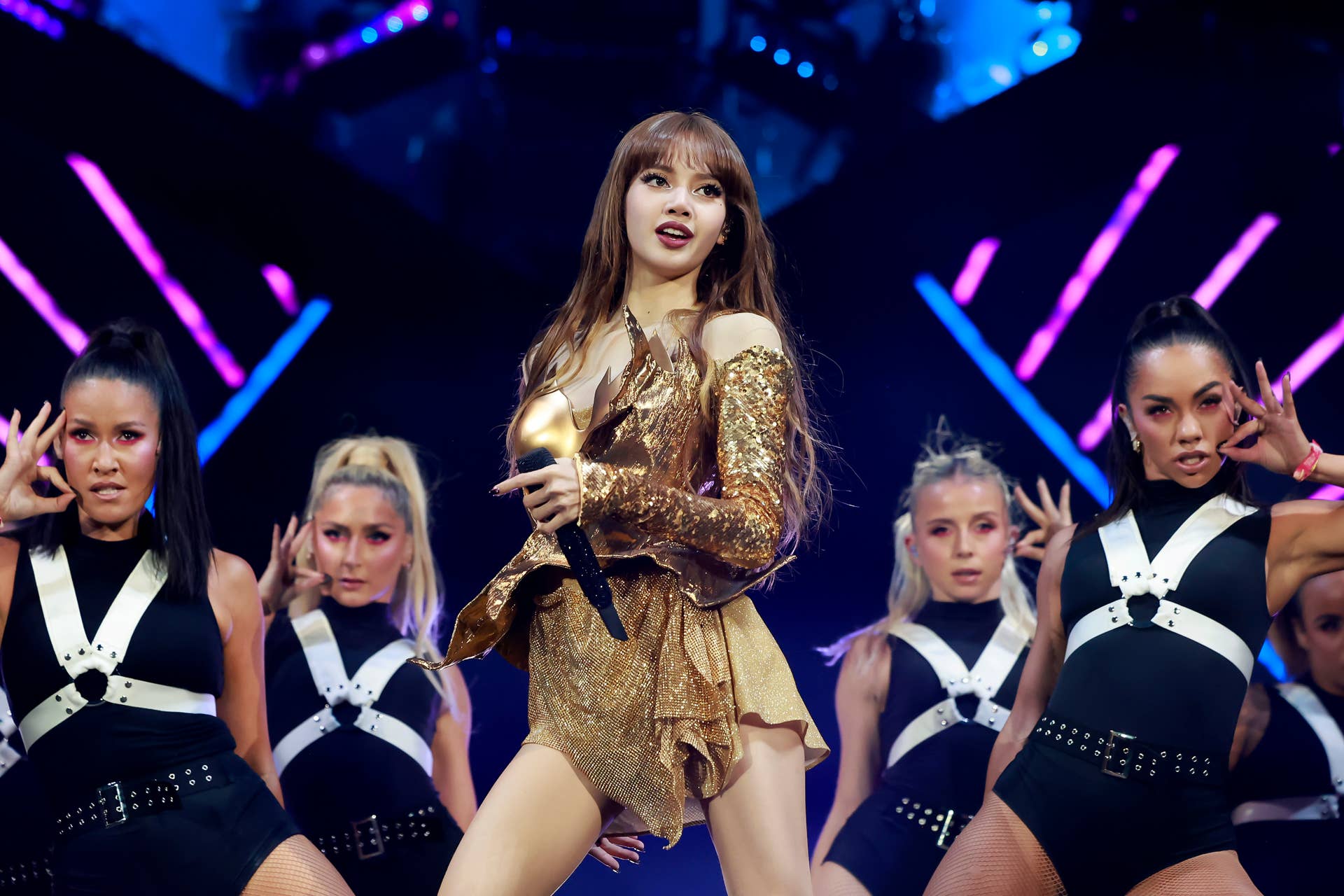 Blackpink Wears Custom Mugler, Chainmail Skirts and Paco Rabanne