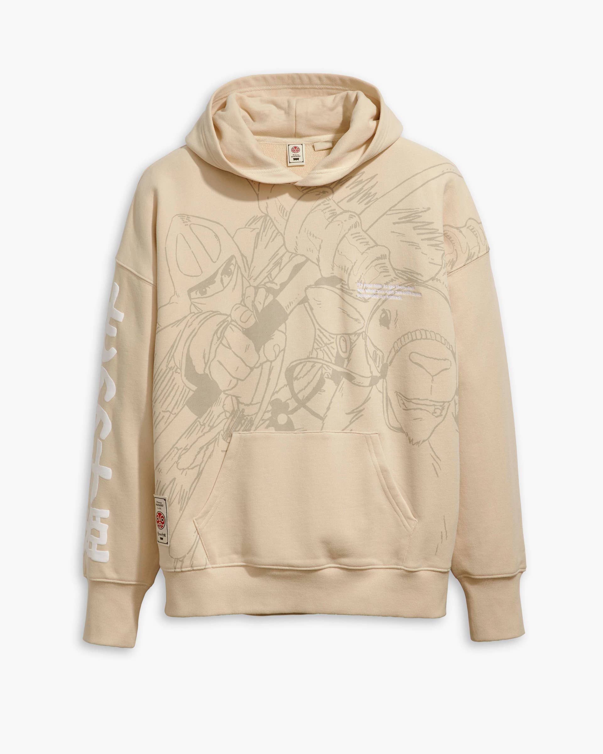 LEVI'S® X PRINCESS MONONOKE フーディー ベージュ Levi's and Studio Ghibli Debut 'Princess Mononoke' Collection