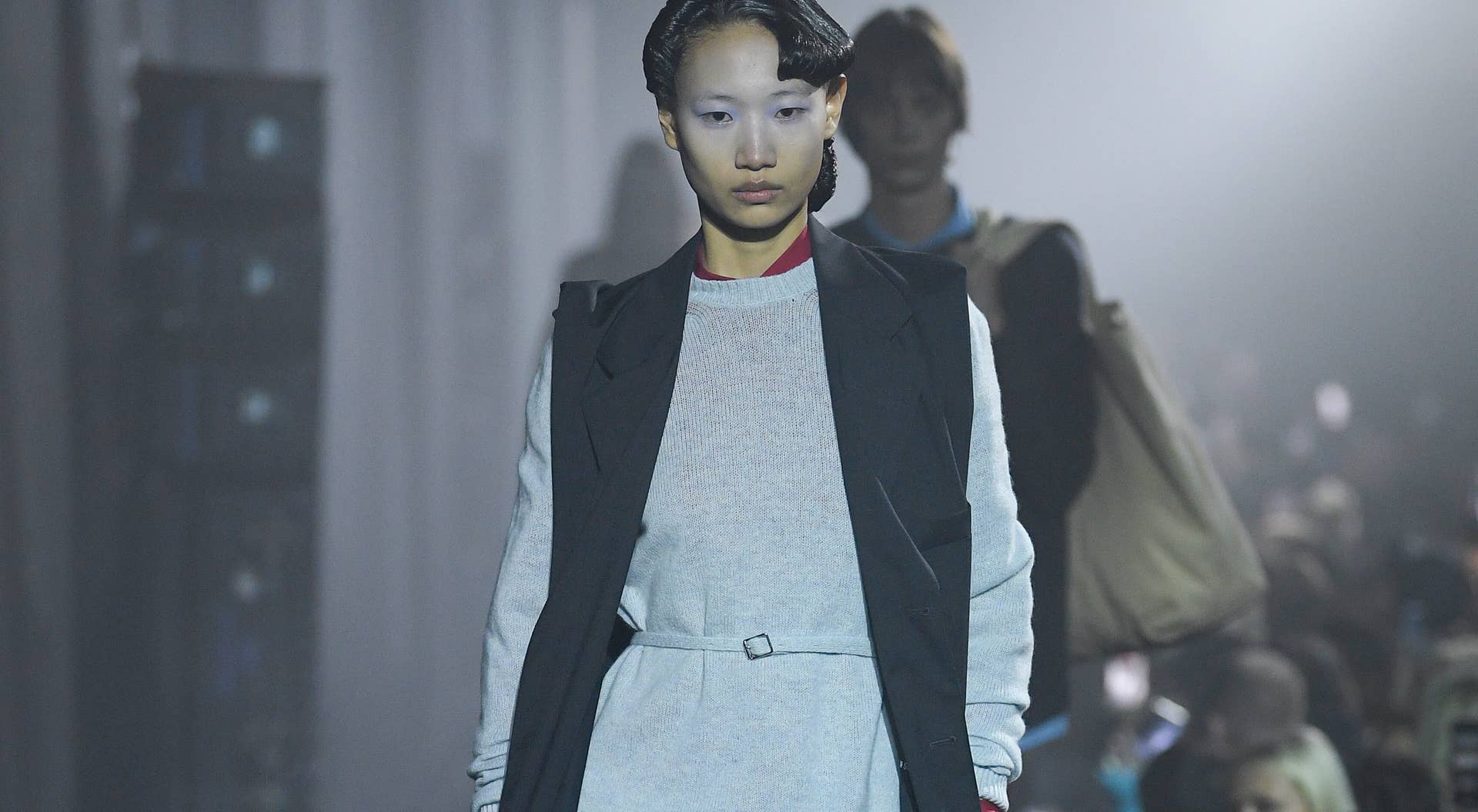 Raf Simons Makes His London Debut With Itty Bitty Rompers and Neon ...