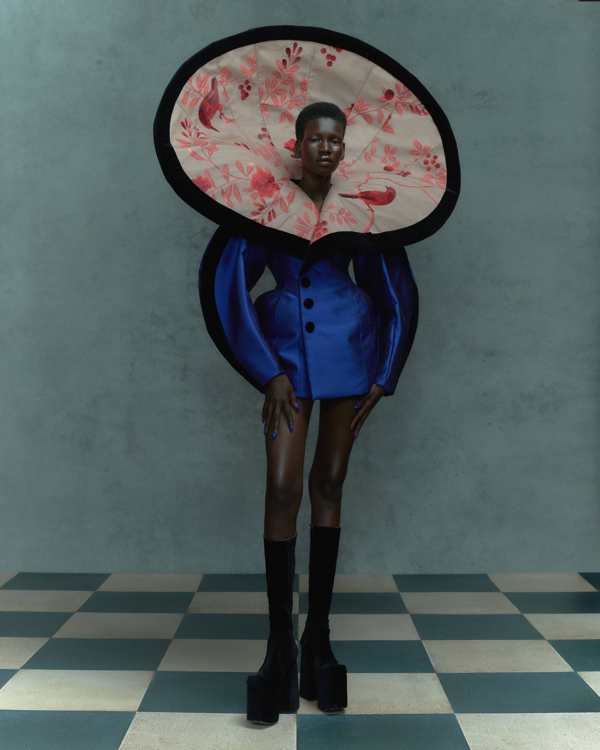 Harris Reed Takes a 'Paper Doll' Approach to Demi-Couture - Fashionista