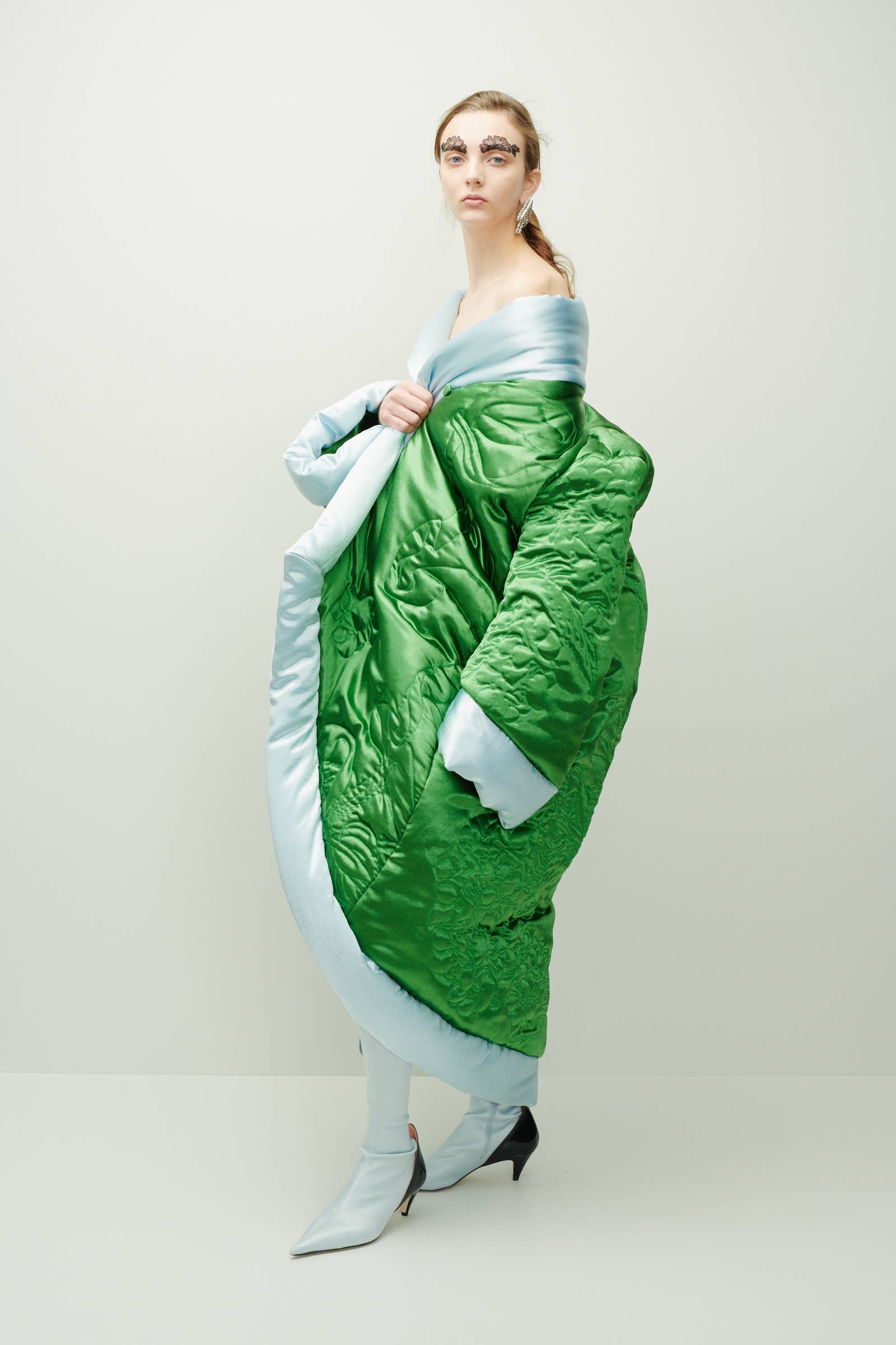 rochas green dress Kate Middleton wearing the green Dahlia print midi dress by Rochas