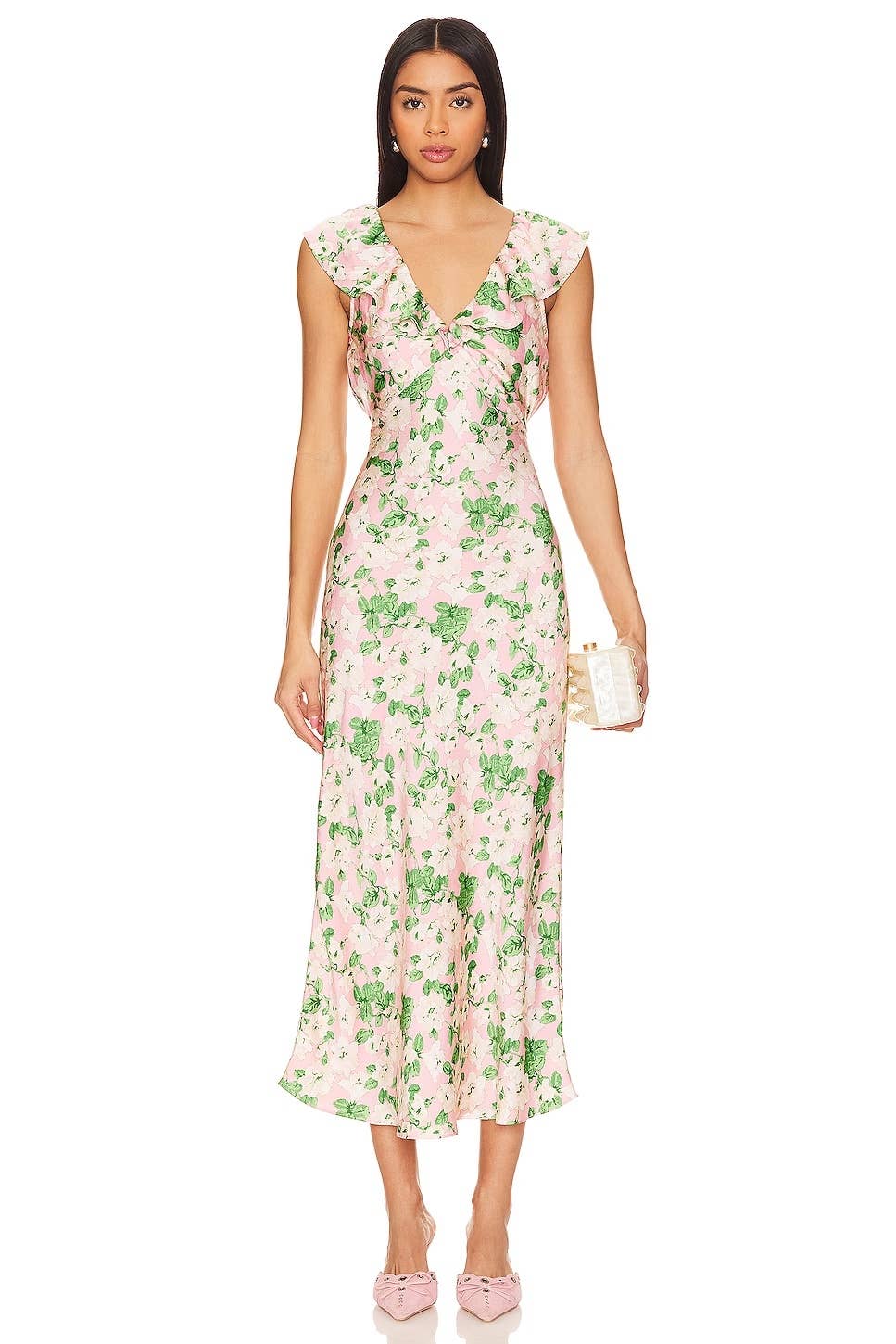 Great Outfits in Fashion History: Jennifer Lopez's '90s,  'Bridgerton'-Worthy Floral Dress - Fashionista