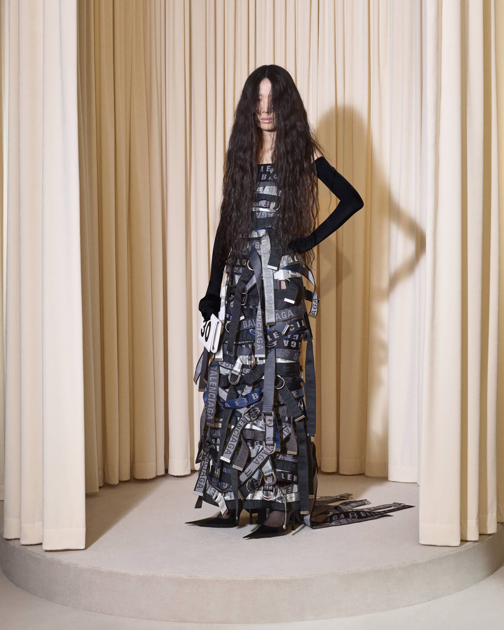 Demna Zeroes in on Cristóbal Signatures for Balenciaga Haute