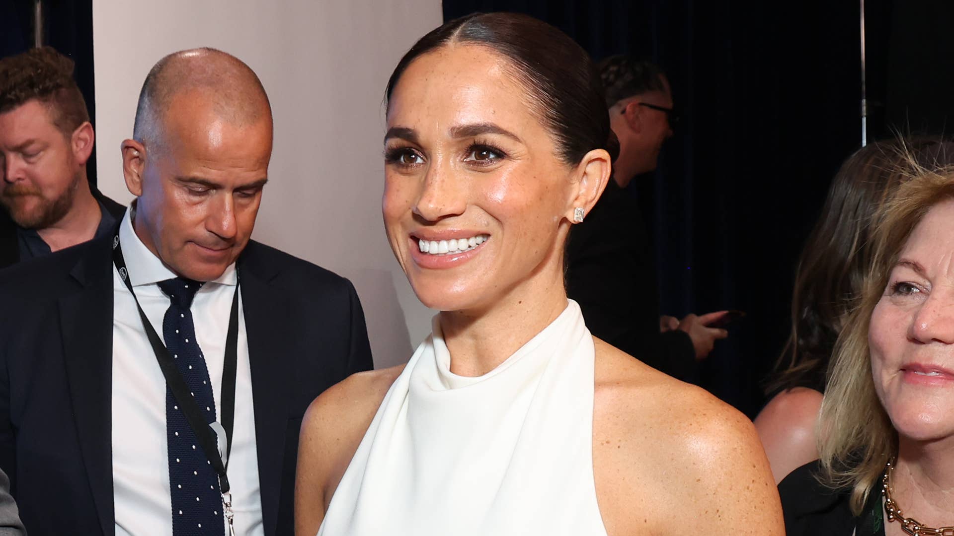 Meghan Markle Wore a Thing: Low-Back Halter Dress at the ESPYs Edition - Fashionista Meghan Markle Wore a Thing: Low-Back Halter Dress at the ESPYs Edition - Fashionista