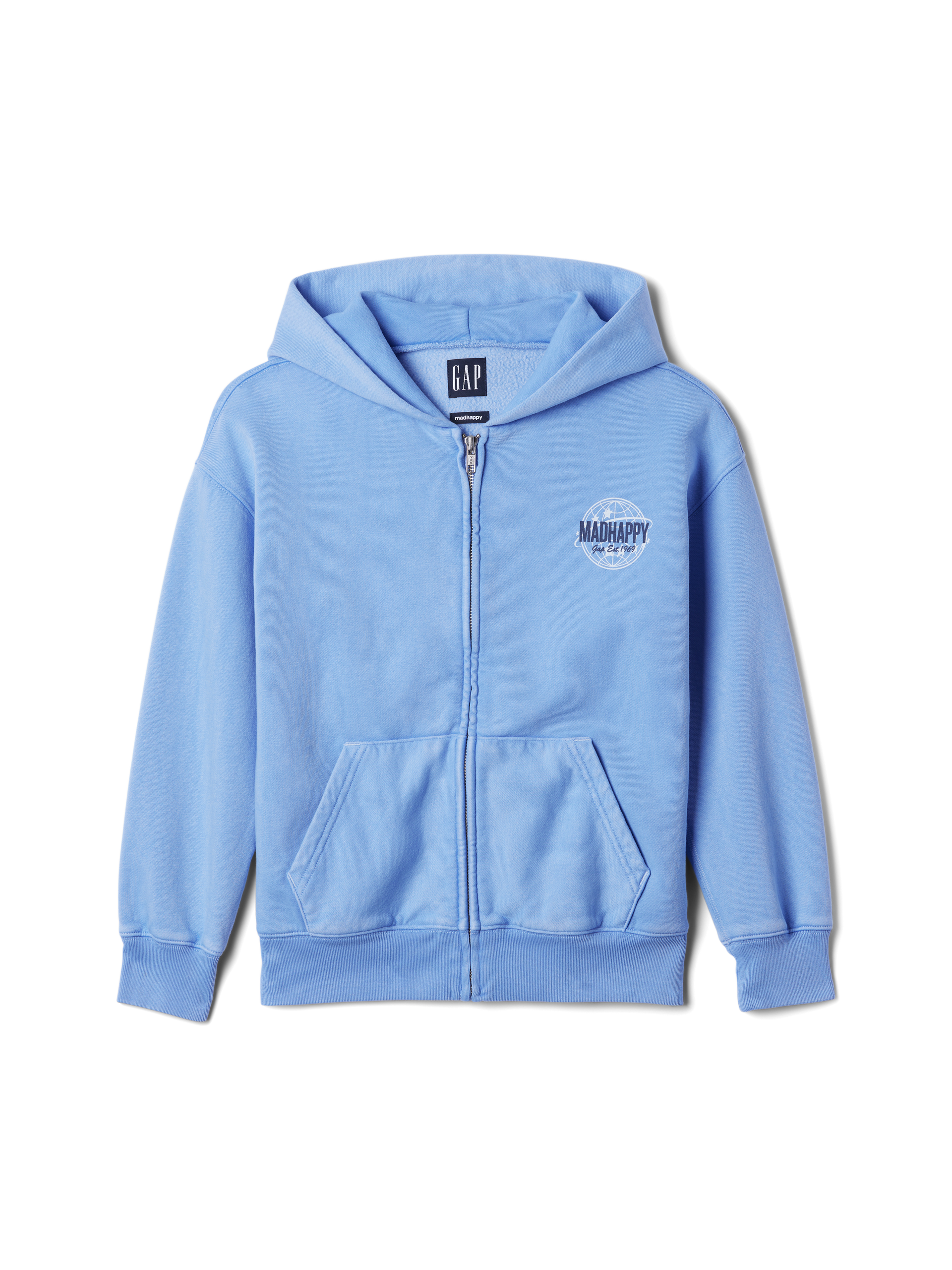 GAP Madhappy マッドハッピー フルジップ パーカー Gap x MadHappy Mad Logo Gray Hoodie Men's Size L-XXL | eBay