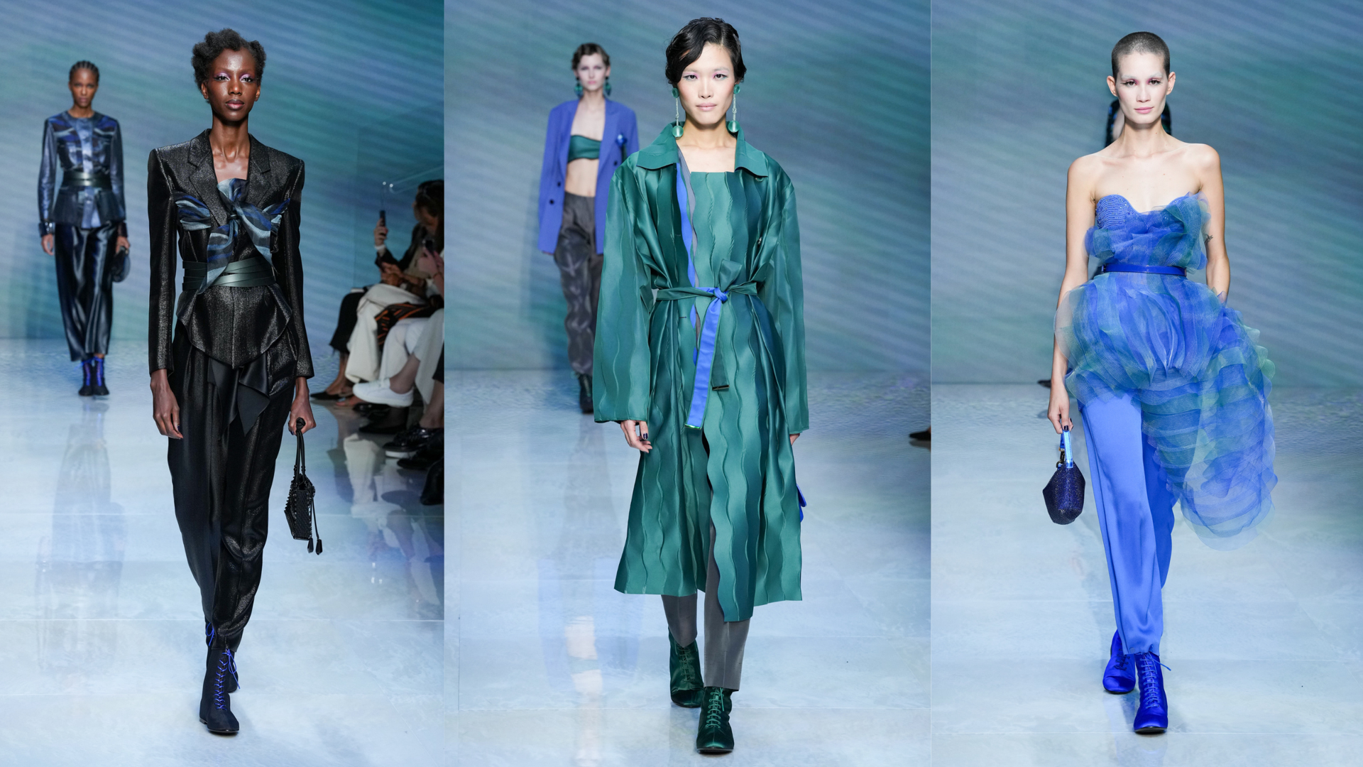 Giorgio Armani Takes Us Under The Sea For Spring 2024 - Fashionista
