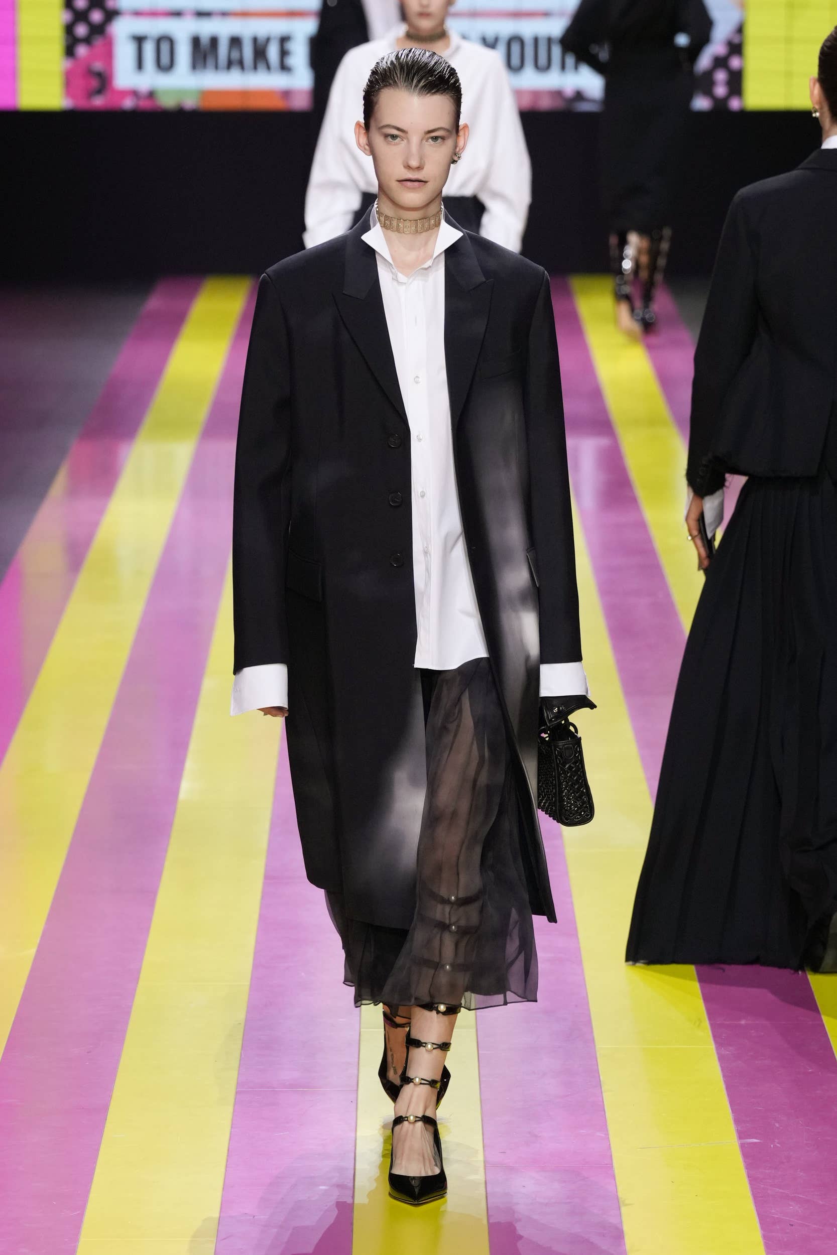 At Dior Spring 2024, a Flashy Art Installation Frames Maria Grazia ...
