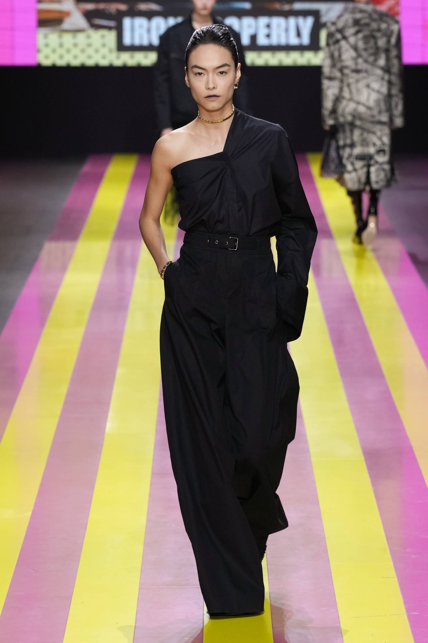 At Dior Spring 2024, a Flashy Art Installation Frames Maria Grazia