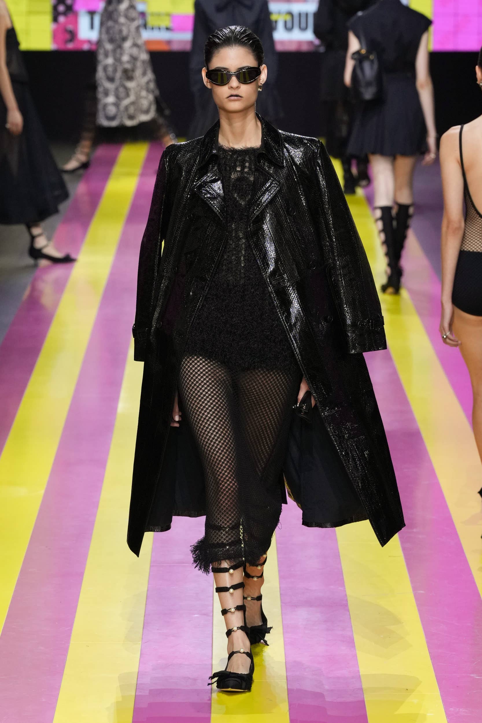 At Dior Spring 2024, a Flashy Art Installation Frames Maria Grazia