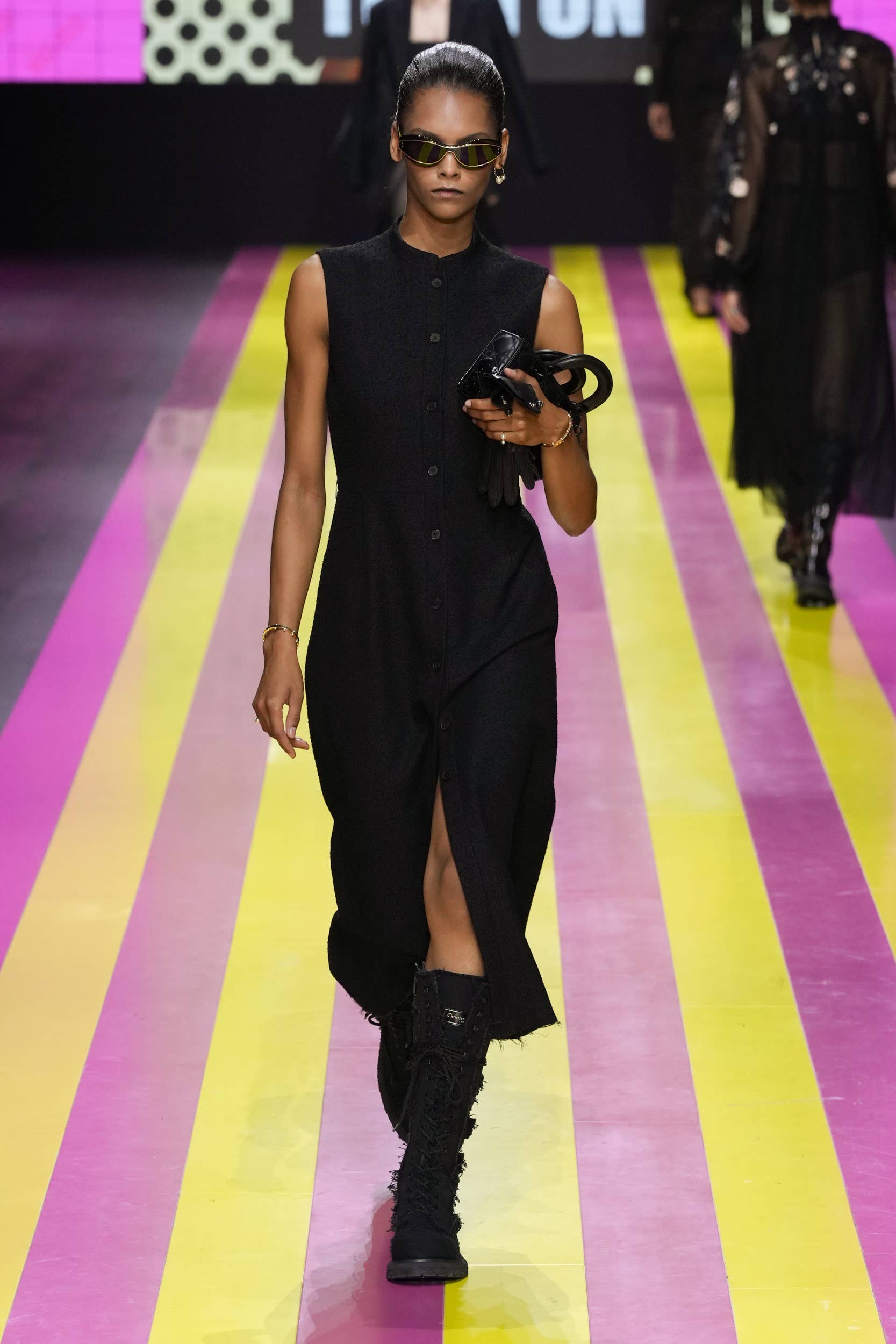 At Dior Spring 2024, a Flashy Art Installation Frames Maria Grazia