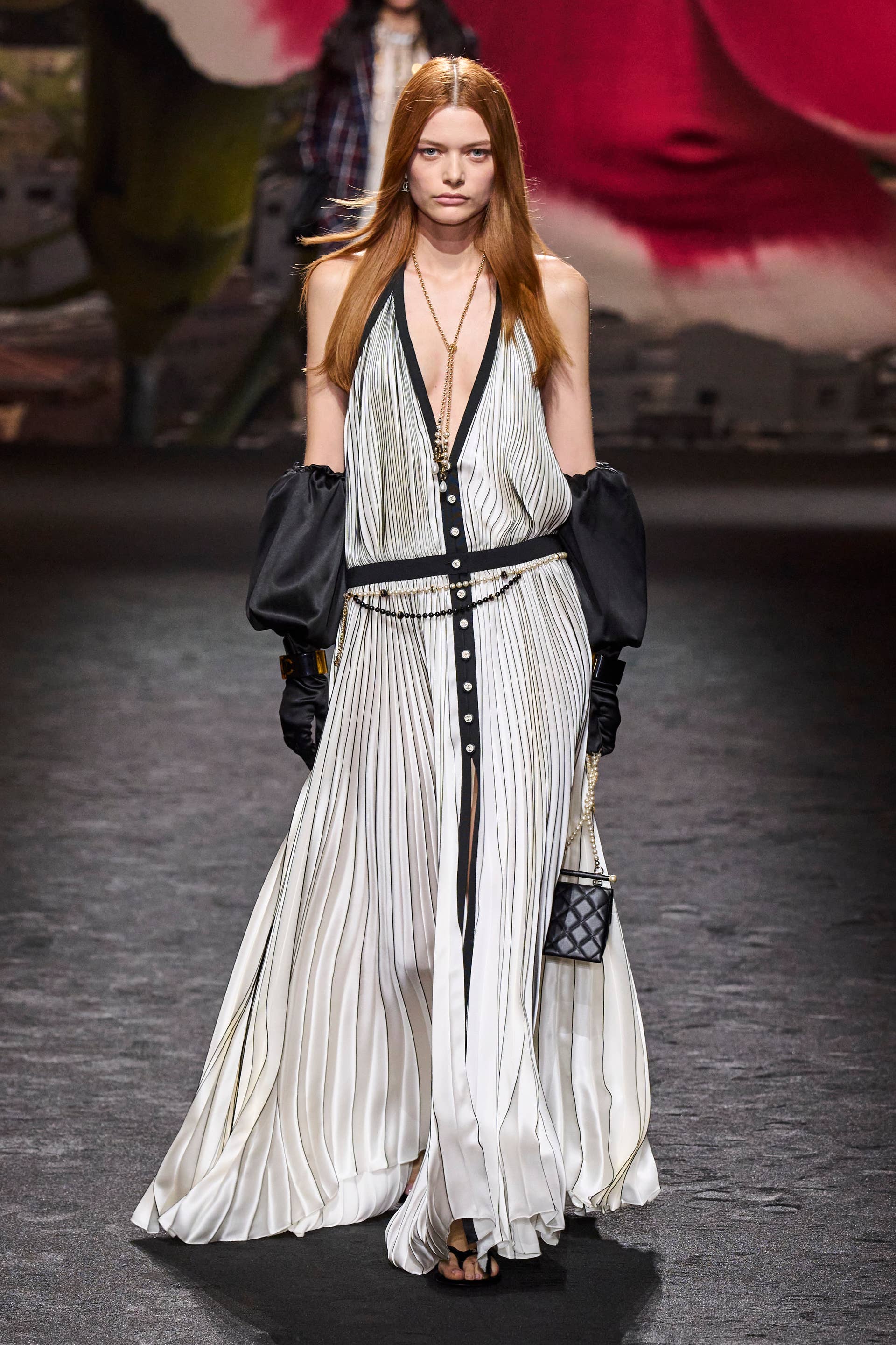 chanel pink dress 2024 Chanel Spring 2024 Haute Couture Fashions A Dancer's Dream