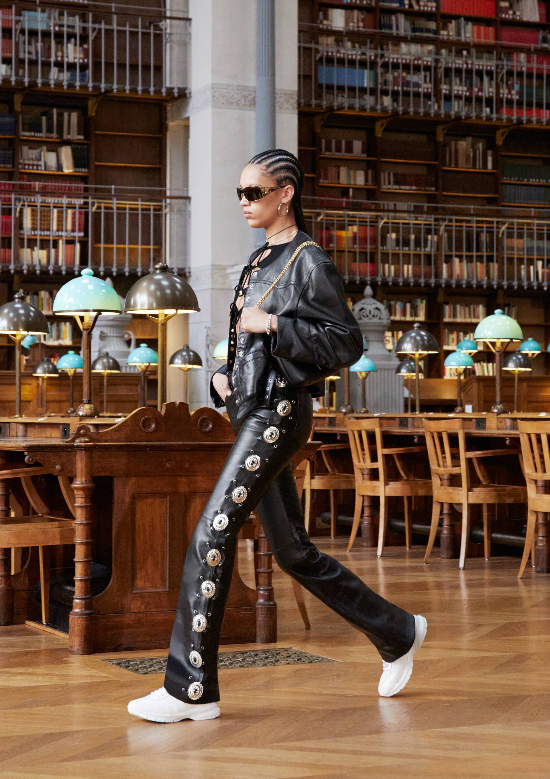 Hedi Slimane Goes to 'La Bibliothèque' for Celine Summer 2024