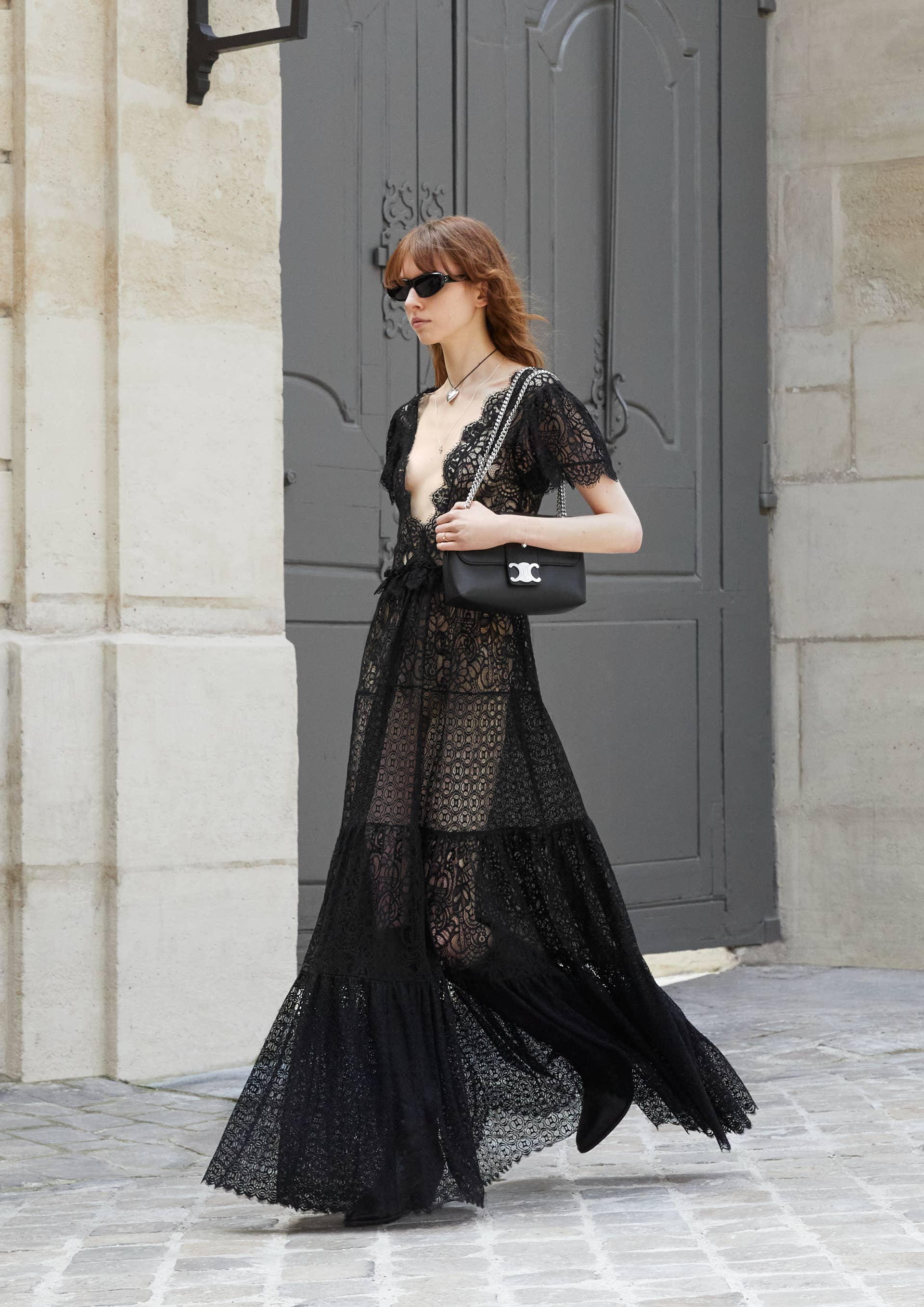 レディース CELINE セリーヌ by Hedi Slimane 20SS ウールギャバジンジレ ベスト ブラック 36/ハオリ【2400013160797】 CELINE - レディース CELINE セリーヌ by Hedi Slimane 20SS ウール