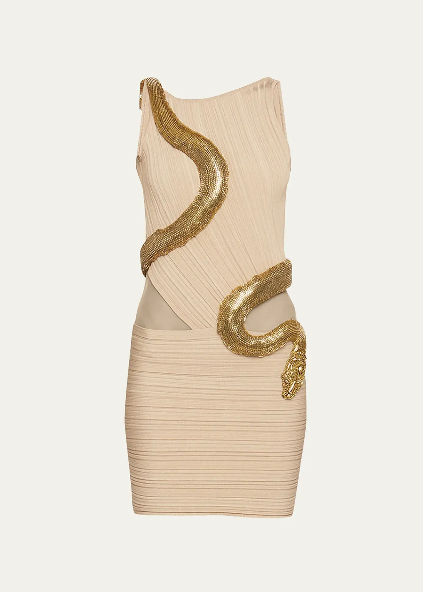 Great Outfits in Fashion History: Nicki Minaj's Golden New Year's Eve  Bandage Dress - Fashionista