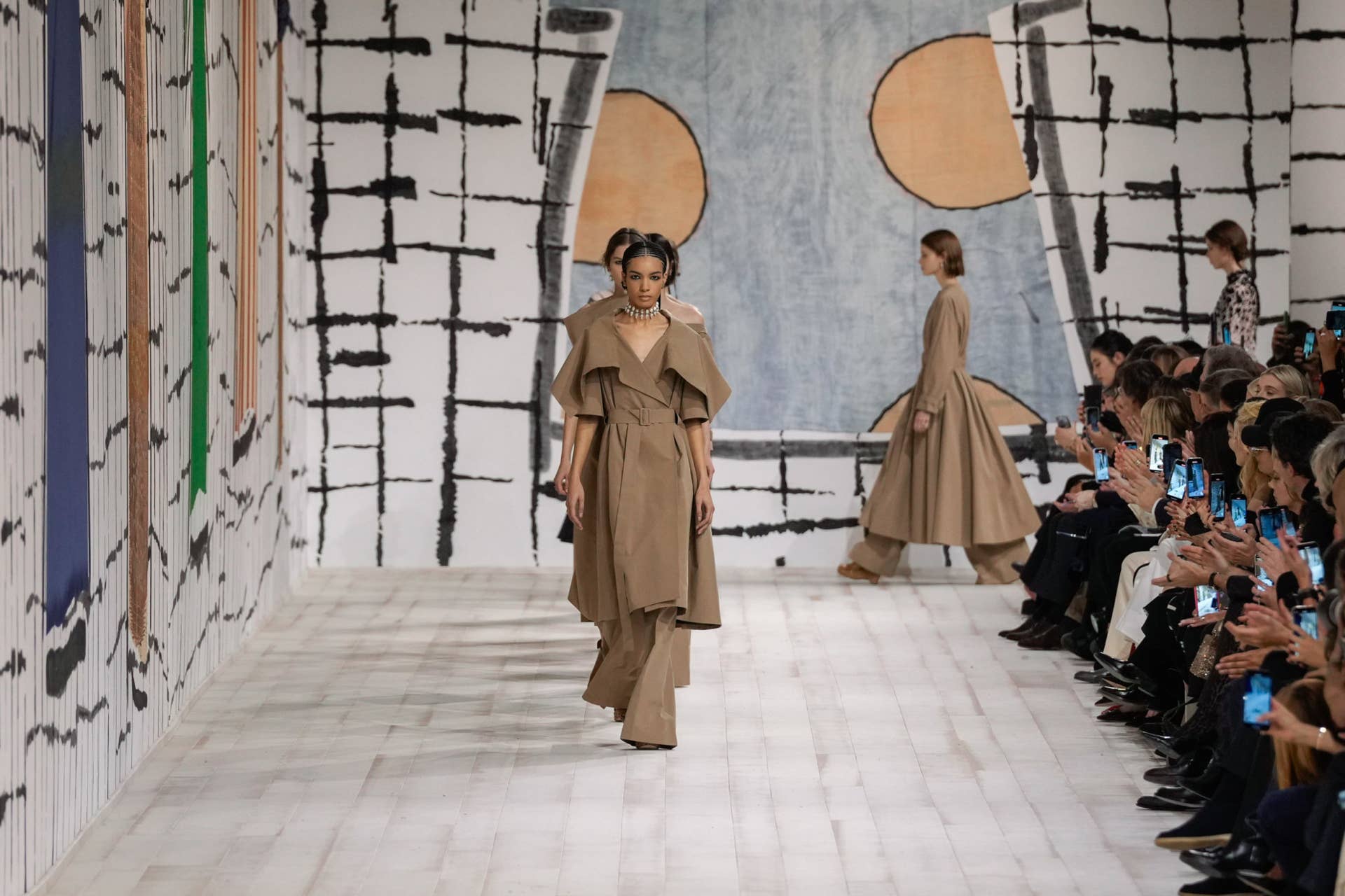 Maria Grazia Chiuri Puts the Emphasis on Fit and Moiré for Dior