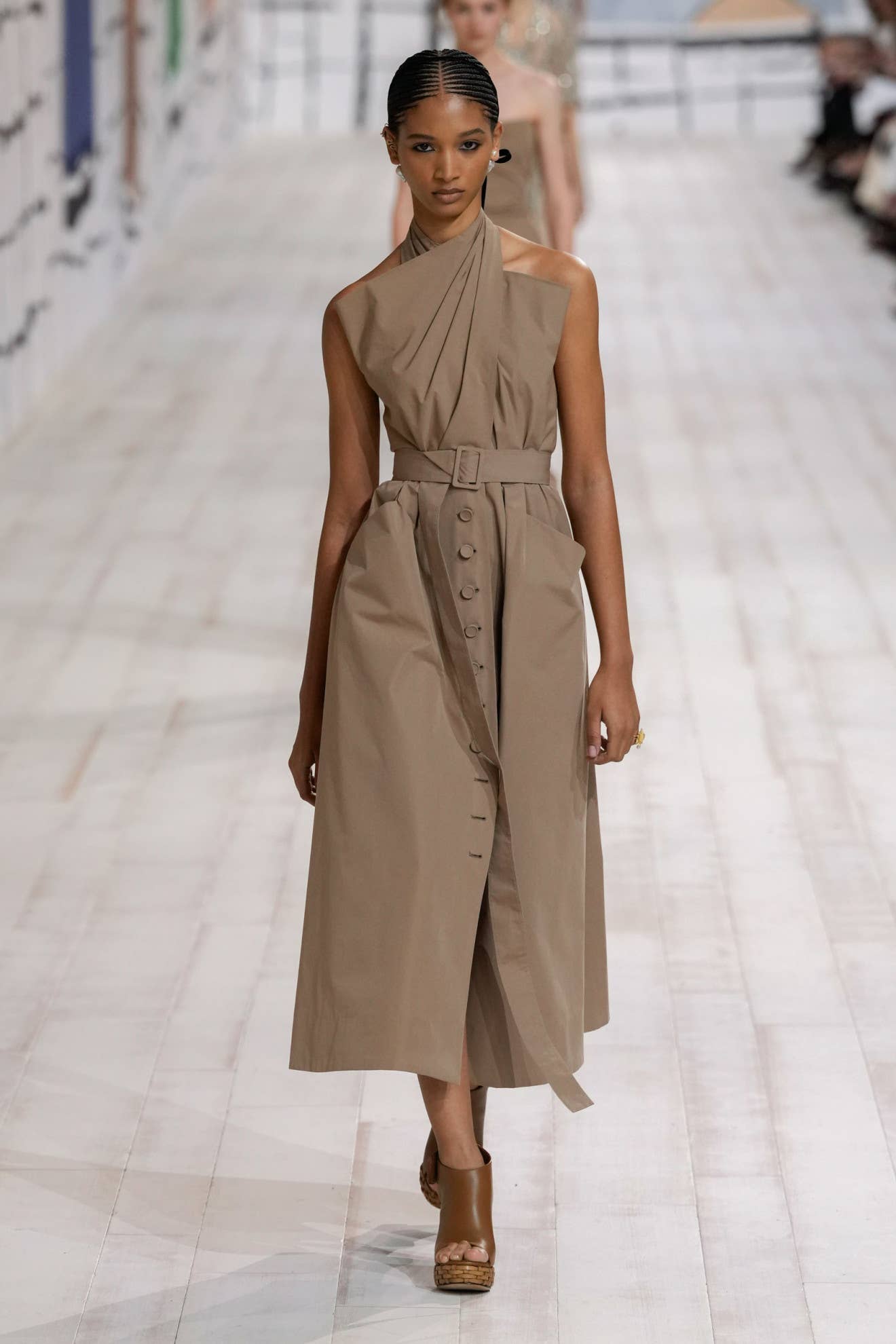 Maria Grazia Chiuri Puts the Emphasis on Fit and Moiré for Dior