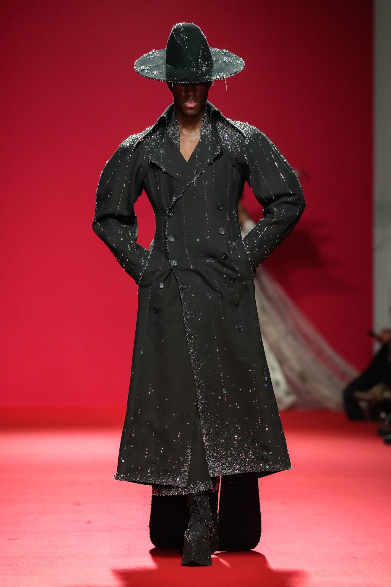 bloody wedding dress fashion show Robert Wun Puts on Outrageous, Bloody Fashion Show in Paris: See the Photos