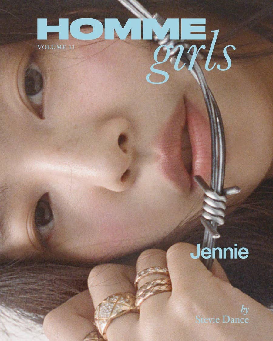 HOMMEgirls VOL.13 jennie ジェニ　表紙 Must Read: Jennie Covers 'Homme Girls', Bridal Brands Appeal to
