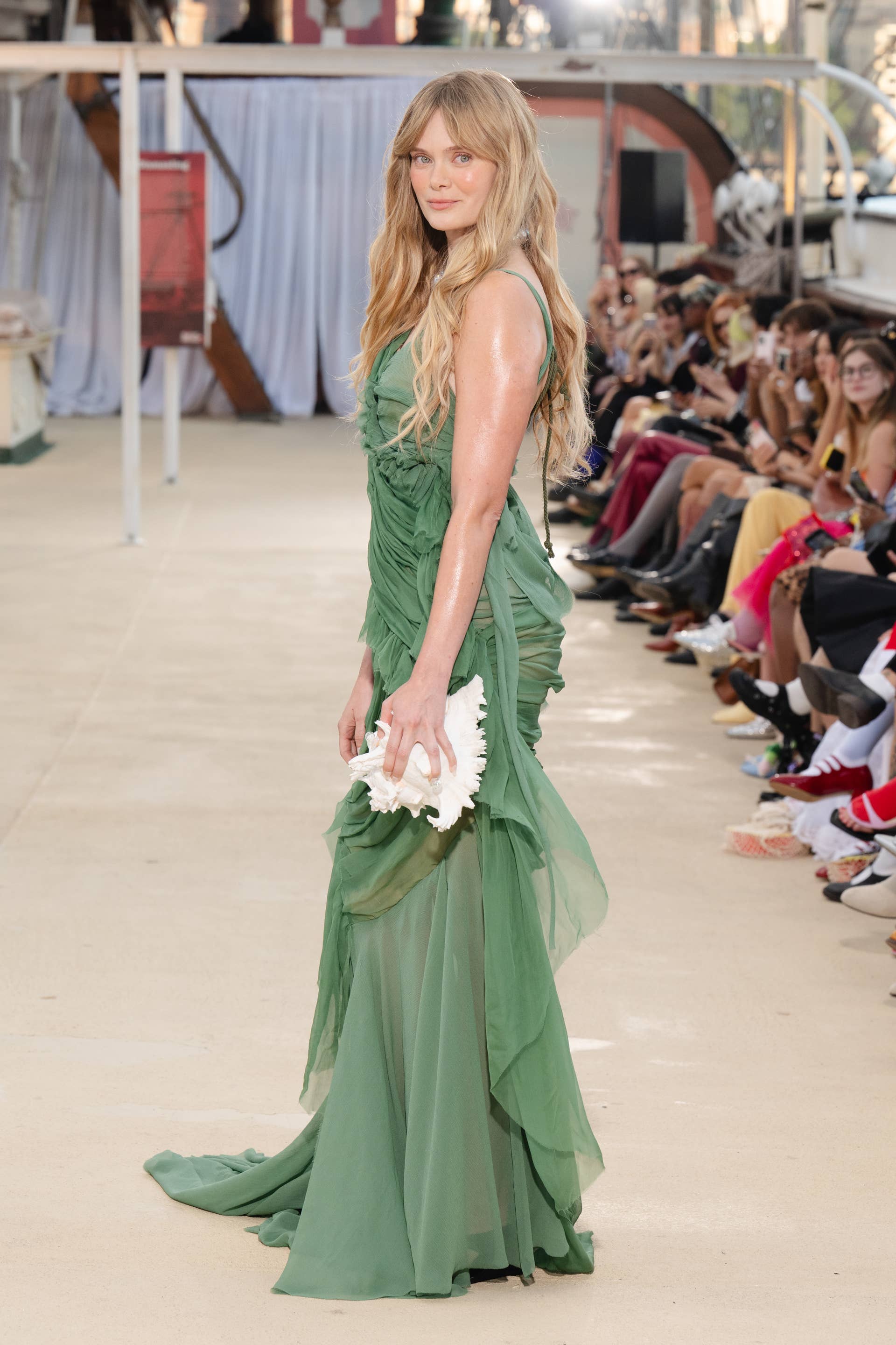 embroidered mermaid dress Andrea and Leo