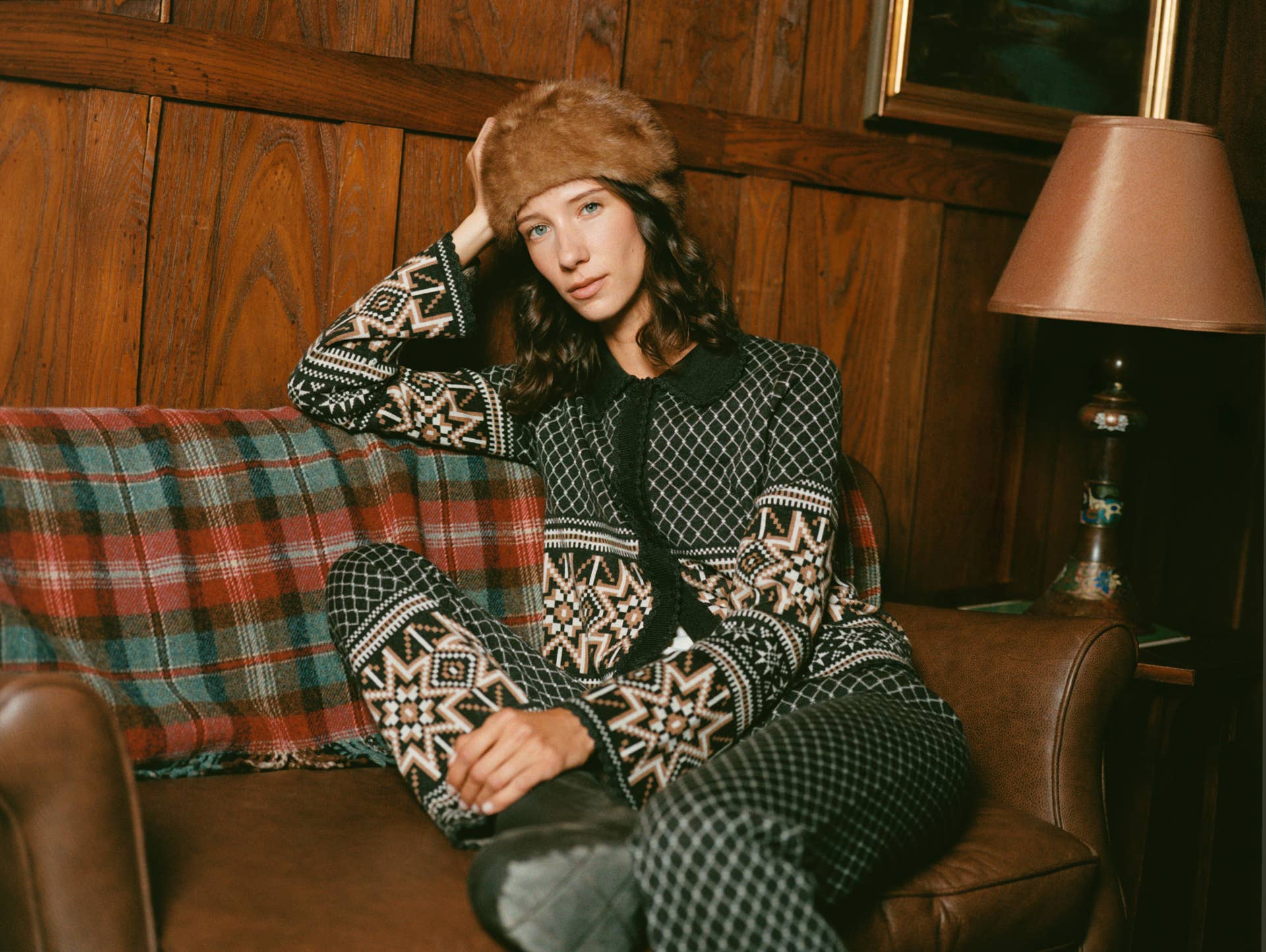 SEA POPUP限定 SEAVALLEY COTTON KNIT TIGHTS Cottonsilk™ Ribbed