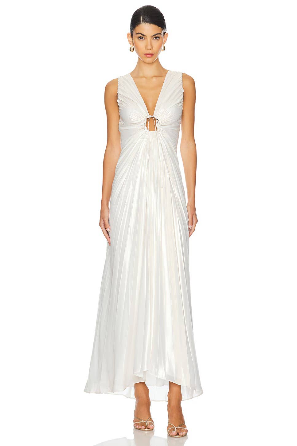 hot and delicious gold dress Metallic Gold Goddess Dress - Elegant & Timeless, Extra Small | Ellae Lisque