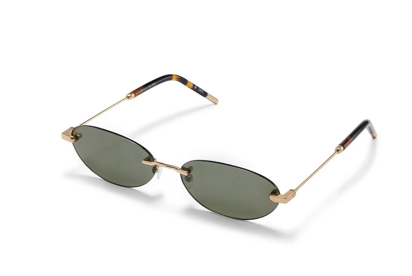 NWT Jenny Bird The Wrap Sunglasses 90s Style in color Matte Putty The Making of JB Sun main image 4