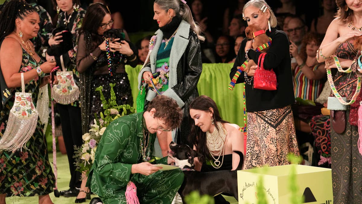 At Rachel Antonoff and Susan Alexandra's NYFW Show, Pet Parents Schlep in Style