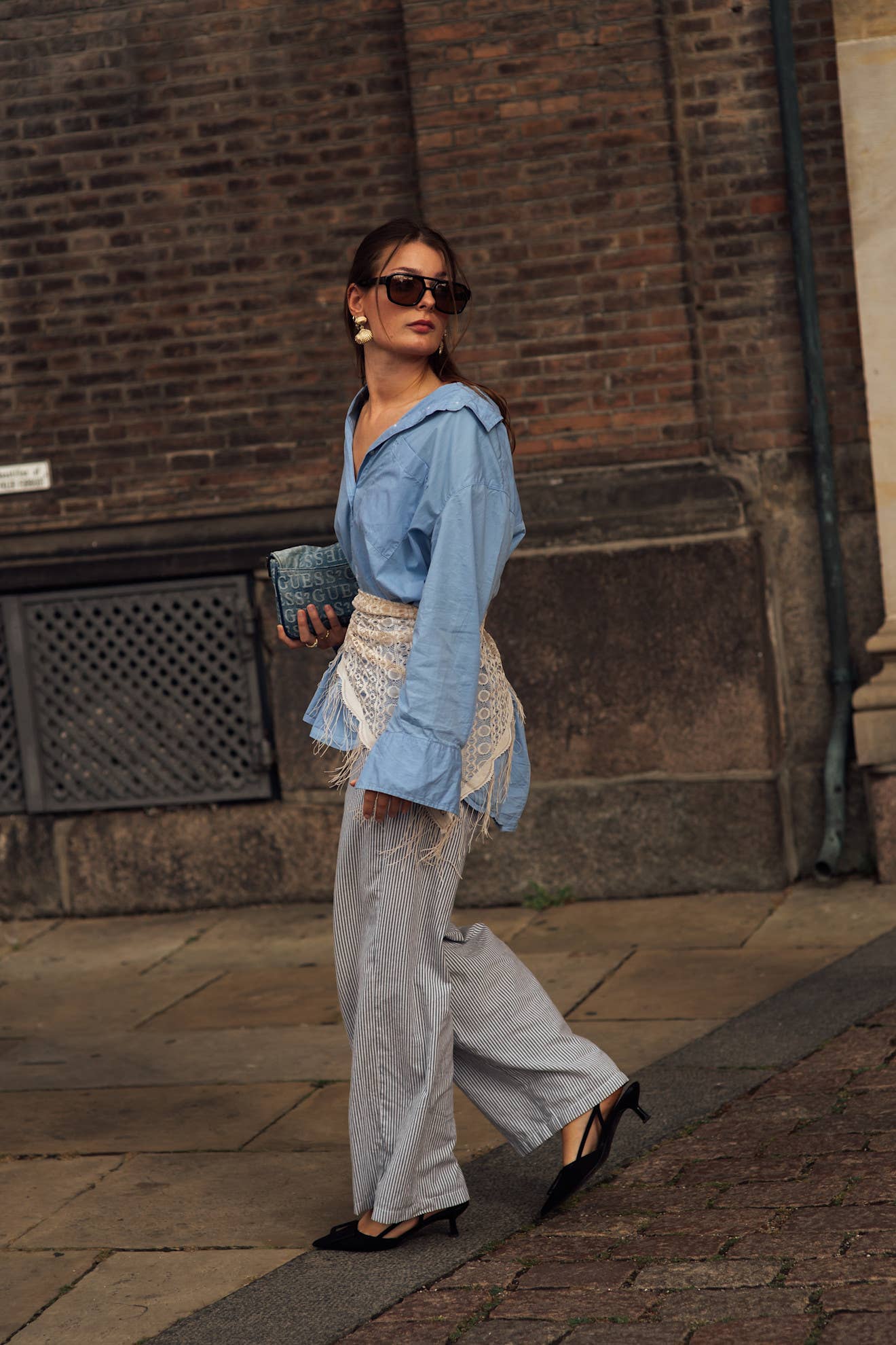 On the street at Copenhagen Fashion Week. Photo: Launchmetrics Spotlight