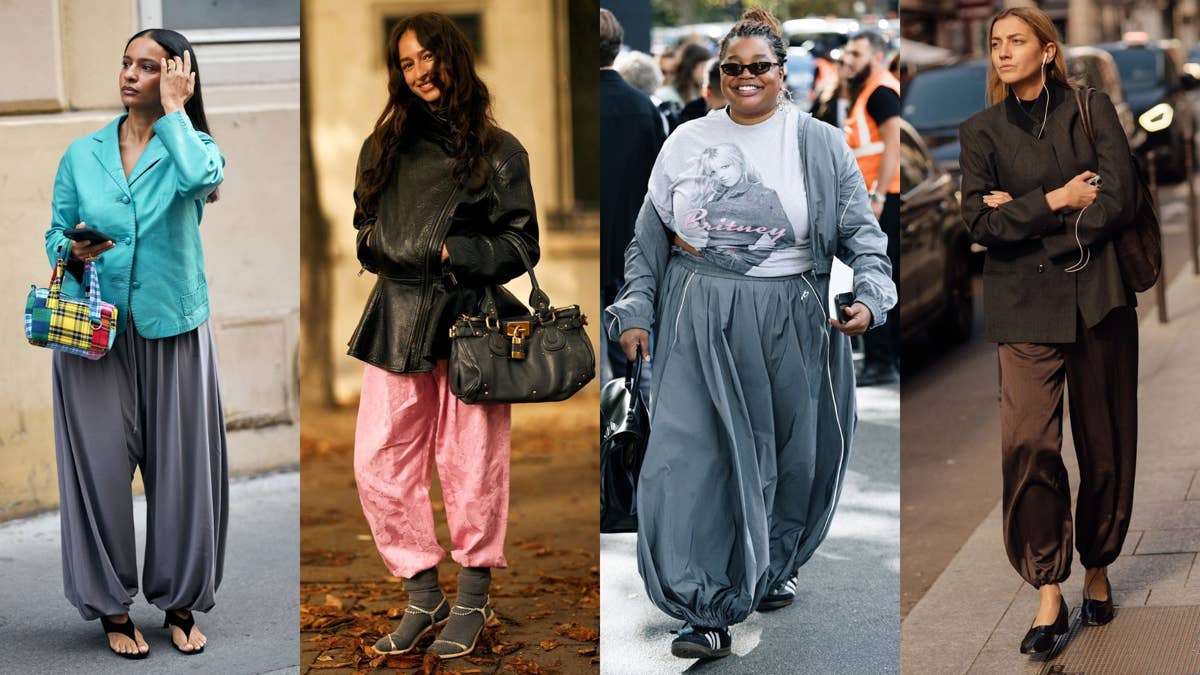 Balloon Pants Are Paris Fashion Week's Biggest Street Style Trend — ...