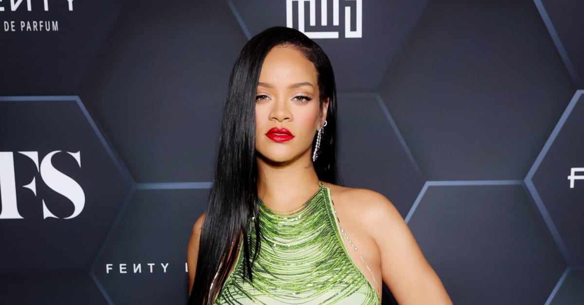 Rihanna Wore What Can Only Be Described as Goth Maternity Lingerie