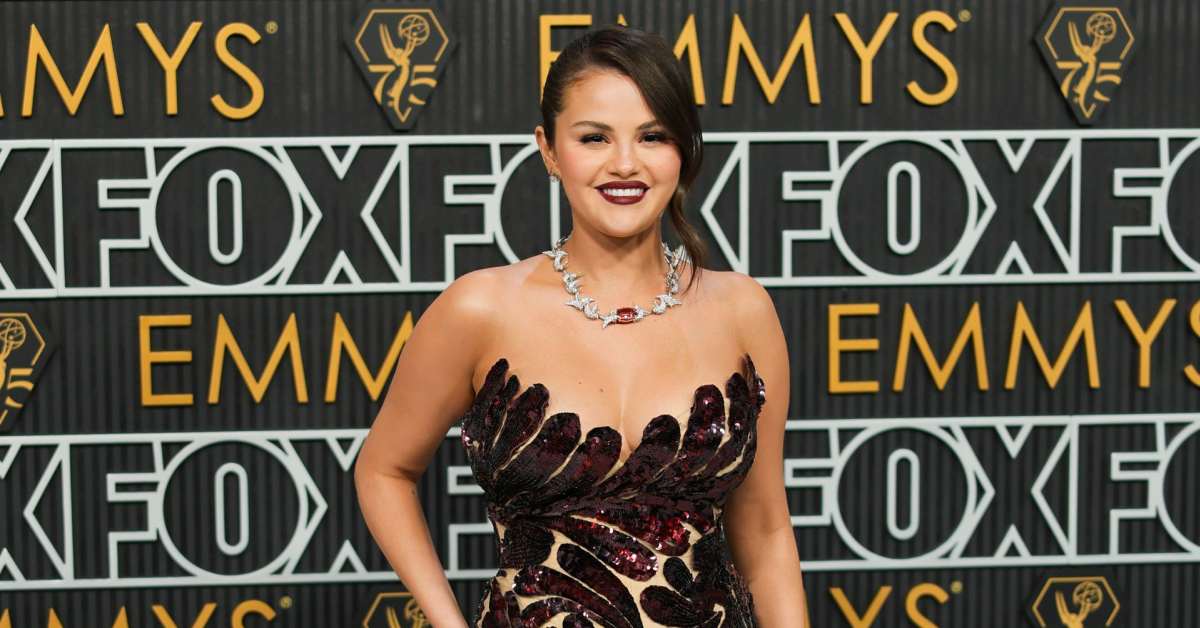Selena Gomez Wears Sheer Oscar de la Renta to the '2023' Emmys