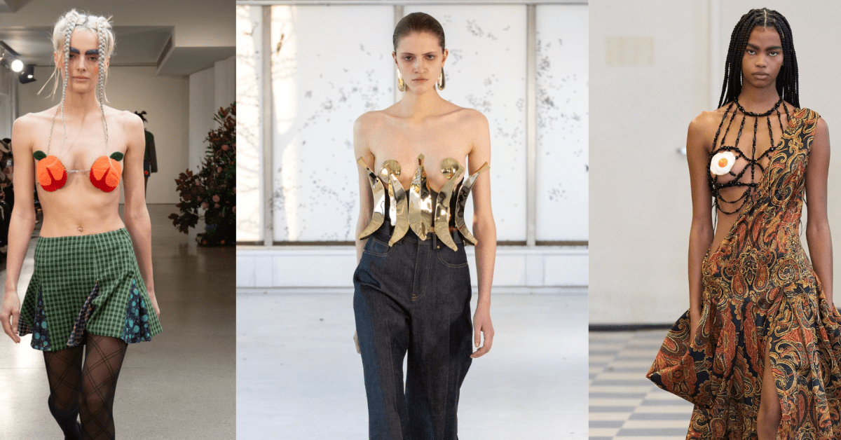 Nipple-Forward Looks Are Trending at New York Fashion Week