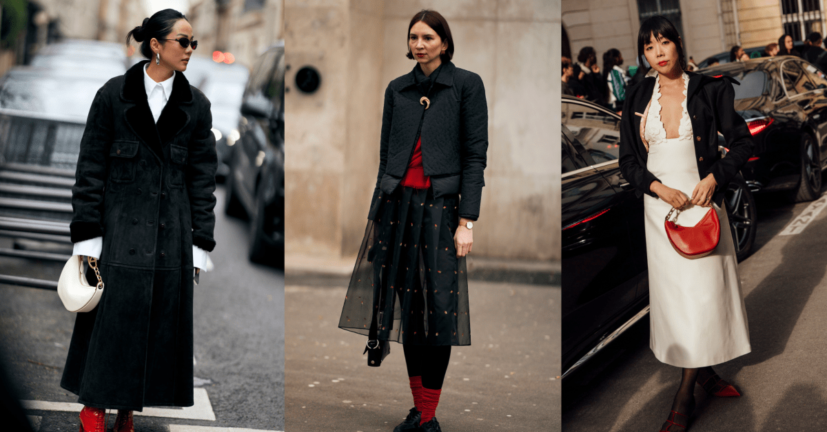 Cherry Red Accessories Dominated Day 6 of Paris Fashion Week Street ...