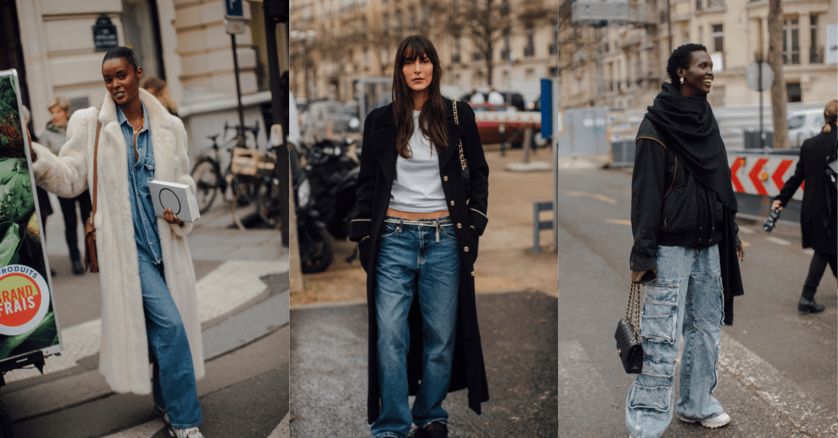 Slouchy Denim Took Over Street Style at Haute Couture Fashion Week -  Fashionista