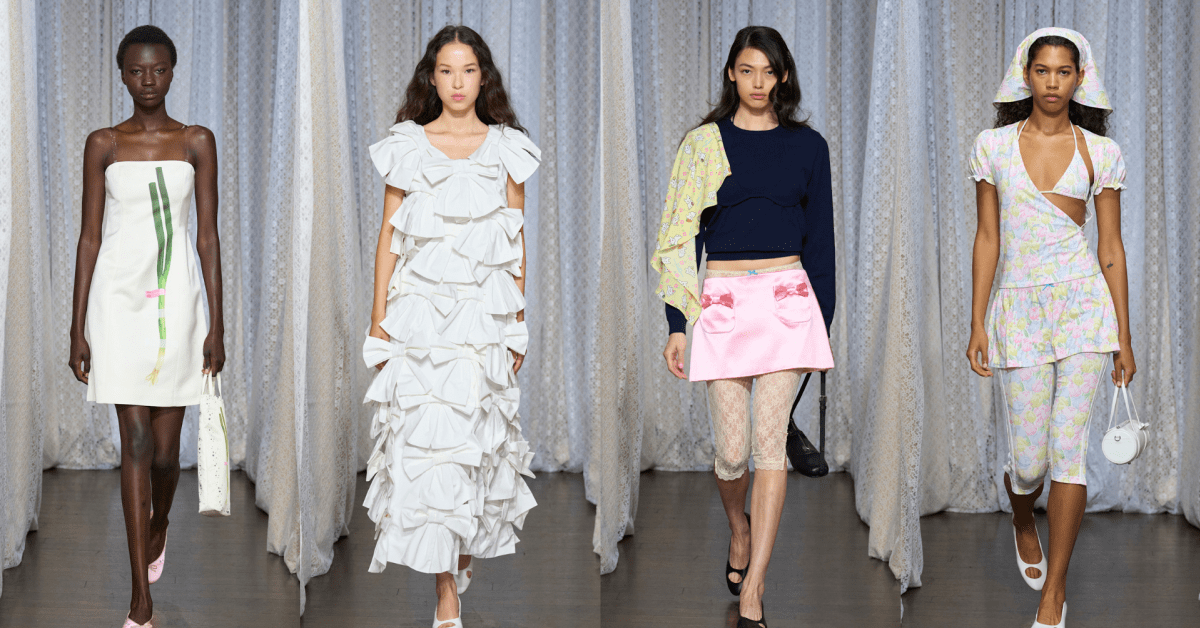 For Spring 2026 The Sandy Liang Woman Goes Back To Her Childhood Sandy Liang Spring 2026 