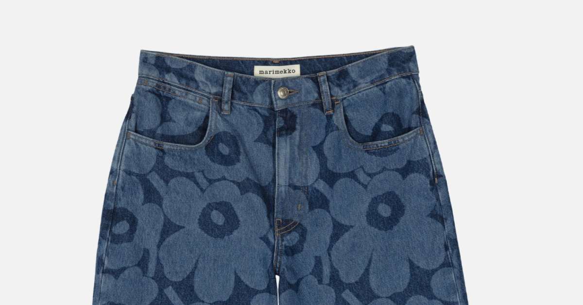 Maridenim Barrel Unikko Jeans | Marimekko