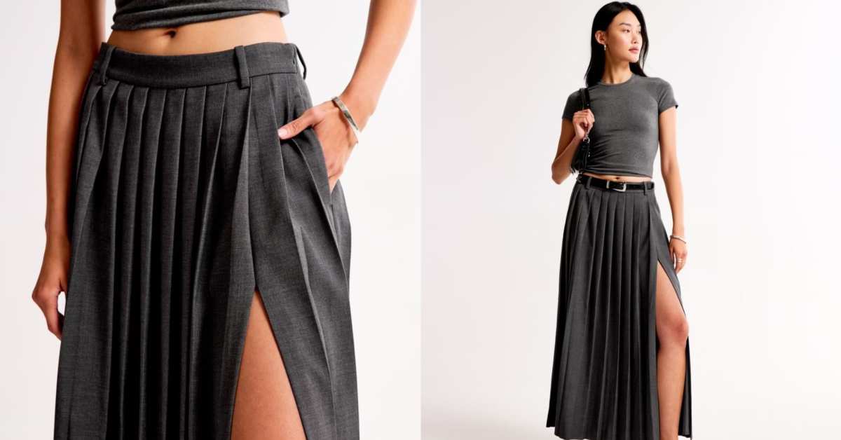 This Pleated Skirt Brings Out my Inner (Remote) Office Siren