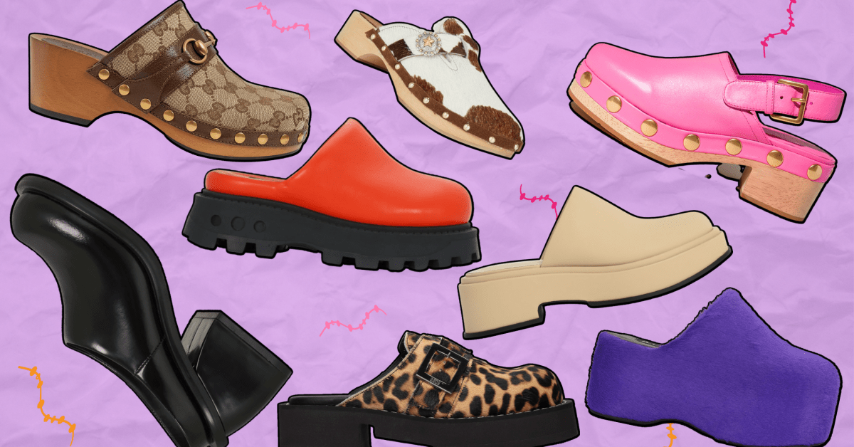 Chunky clog sandals top