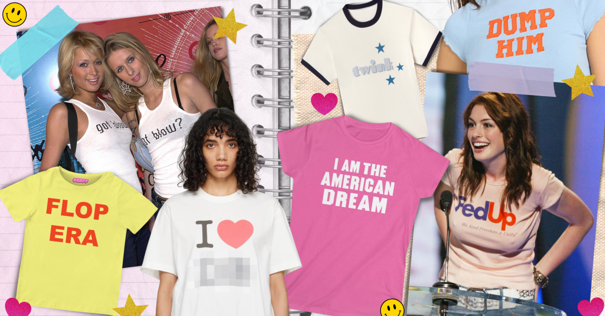 Statement tees hotsell