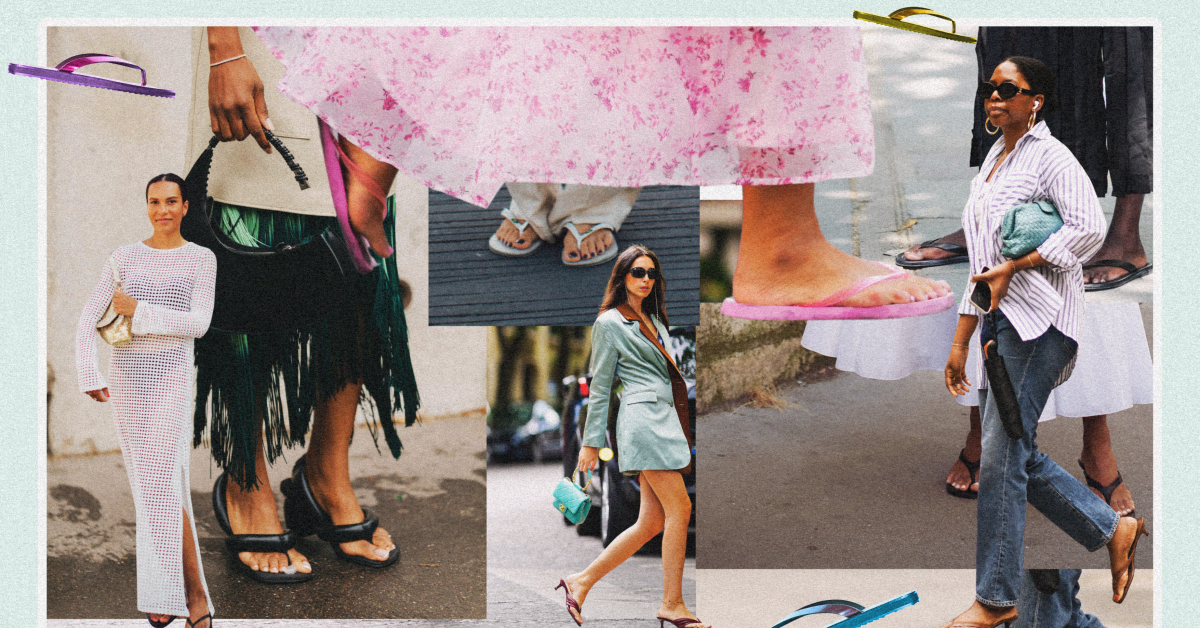Flip flops street style store