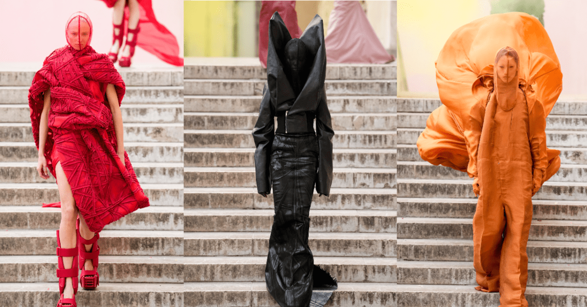 【Sexual Bornite Only1 】Rick Owensダウン Rick Owens Presents a Dystopian Fantasy for Spring 2024