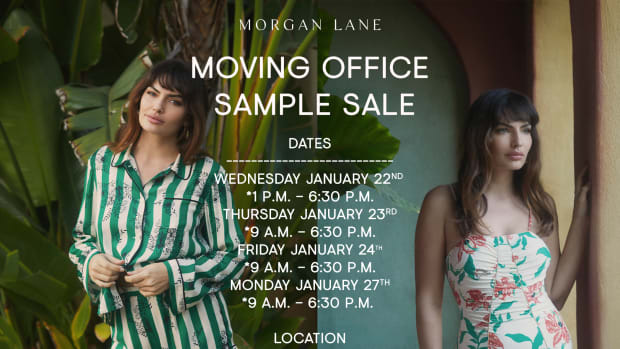 MORGAN LANE SHOPPING EVENT AND SAMPLE SALE, Oct. 26th - 30th, NYC -  Fashionista