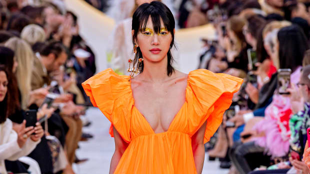 A Closer Look: The Making of an Upcycled Alexander McQueen Spring 2020  Runway Gown - Fashionista