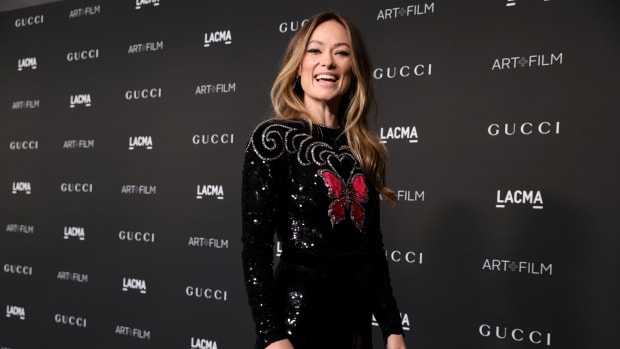 Olivia Wilde, wearing Gucci, attends the 10th Annual LACMA ART+FILM GALA