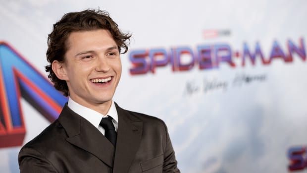 Tom Holland attends the Los Angeles premiere of Sony Pictures' 'Spider-Man No Way Home' on December 13, 2021 in Los Angeles, California